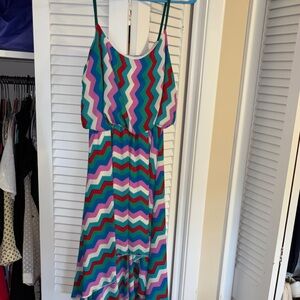 fab'rik Multicolor Zigzag Dress